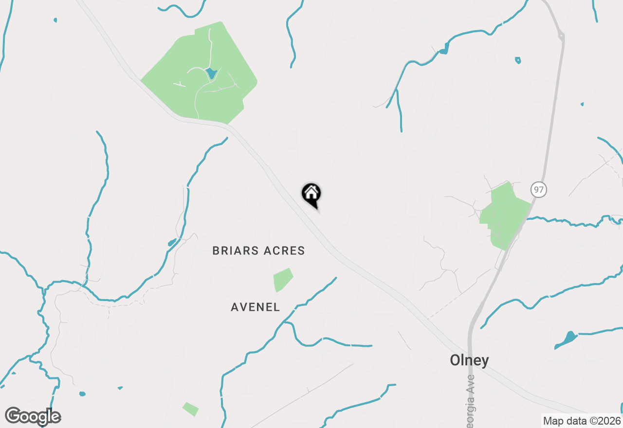 Map of 4037 Olney Laytonsville Road, Olney, MD 20832