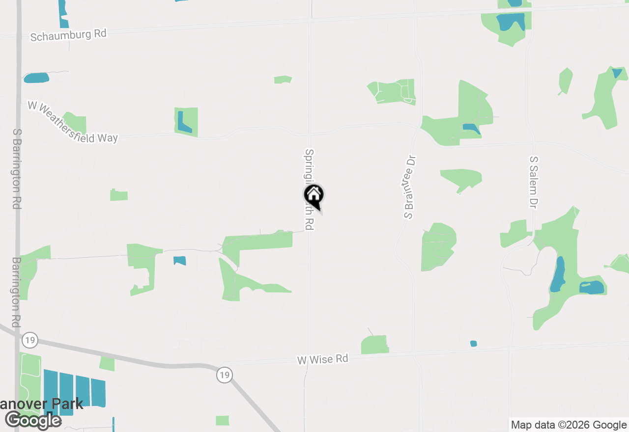 Map of 635 S Springinsguth Road, Schaumburg, IL 60193