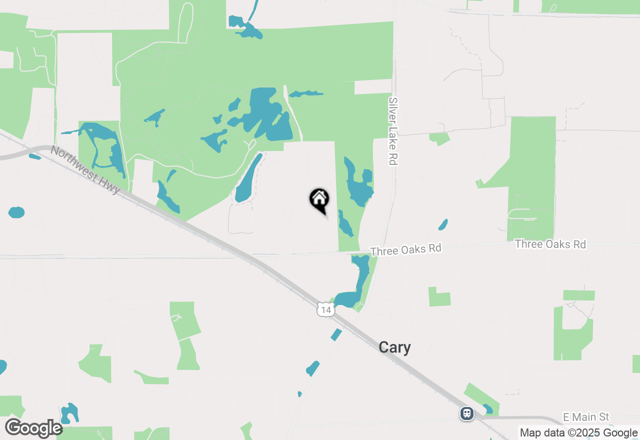Map of 50 Bright Oaks Circle, Cary, IL 60013