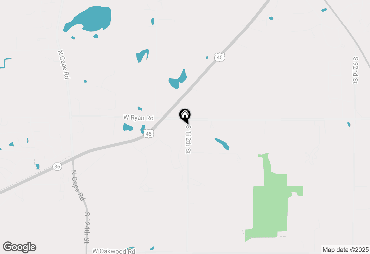 Map of 9546 S Bergamont Dr, Franklin, WI 53132