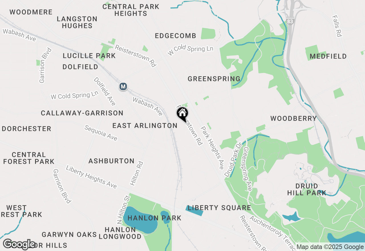 Map of 3817 Towanda Avenue, Baltimore, MD 21215