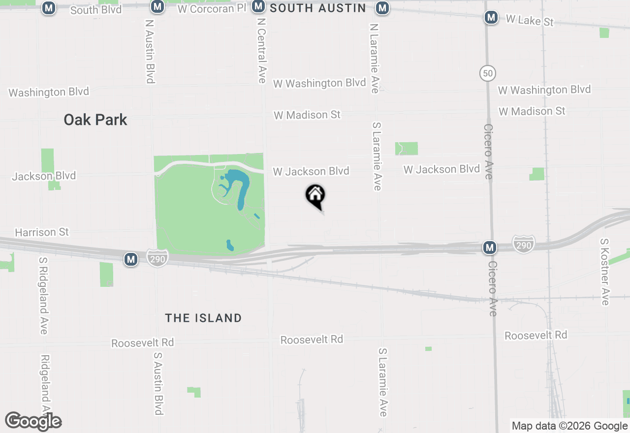 Map of (Address confidential), Chicago, Illinois 60644