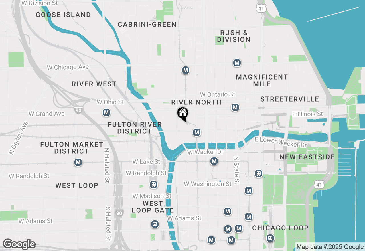 Map of 333 W Hubbard Street #801, Chicago, IL 60654