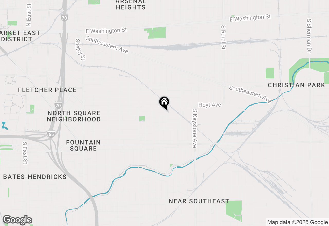 Map of 2032 Lexington Avenue, Indianapolis, IN 46203