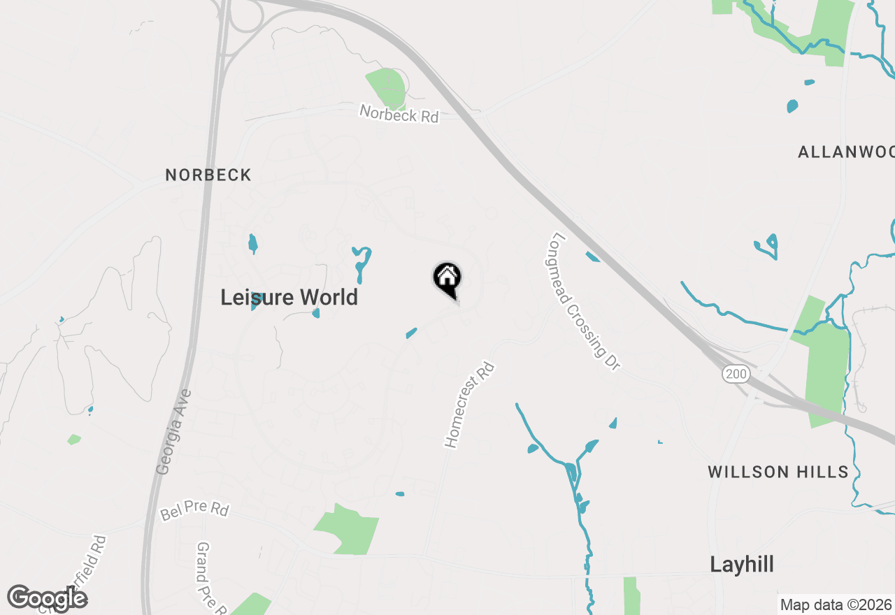 Map of 3005 S Leisure World Boulevard #114, Silver Spring, MD 20906