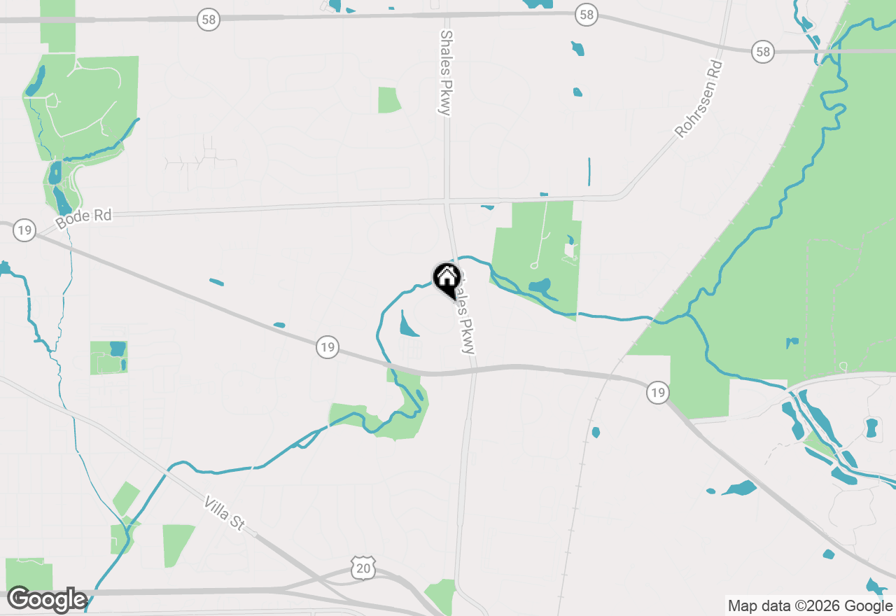 Map of 205 Chaparral Circle, Elgin, IL 60120