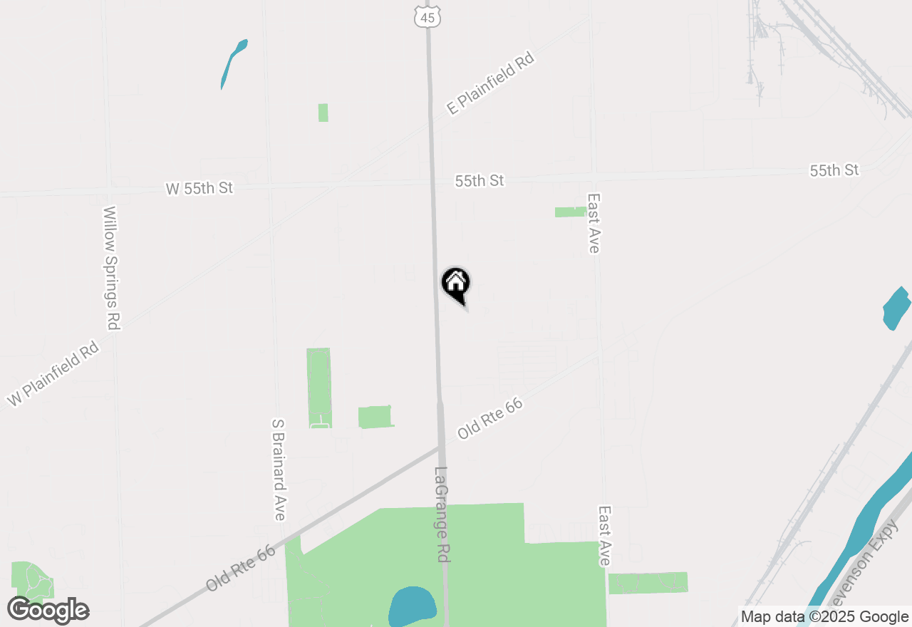 Map of 9911 W 58th Street #2, Countryside, IL 60525