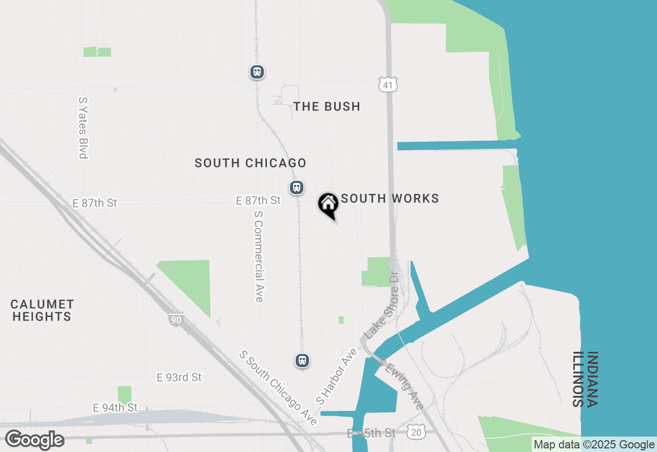 Map of 8757 S Burley Avenue, Chicago, IL 60617