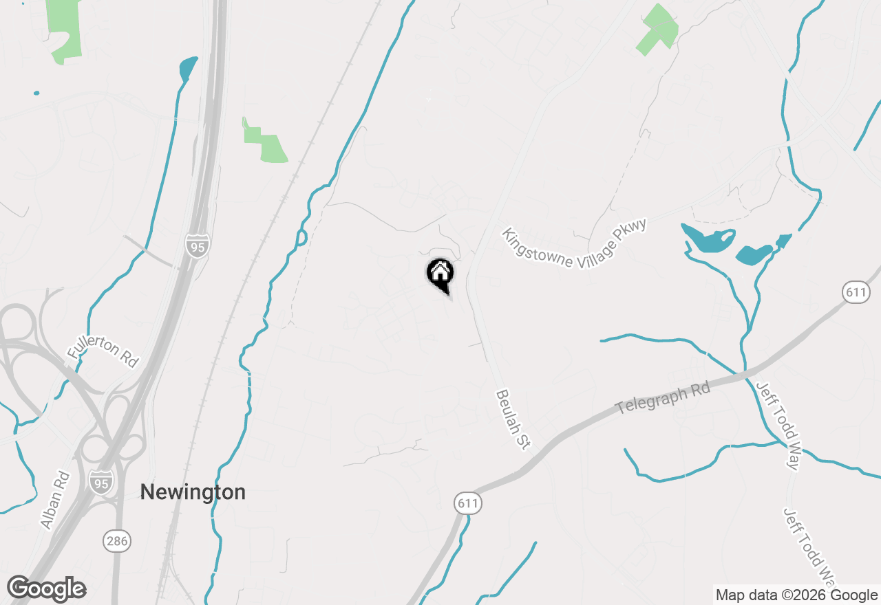 Map of 7710 Cashland Court, Alexandria, VA 22315