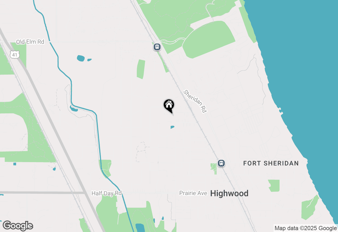 Map of 3105 Warbler Place, Highland Park, IL 60035