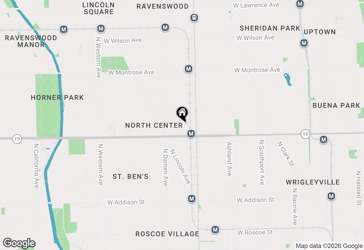 Map of 1850 W Cuyler Avenue, Chicago, IL 60613