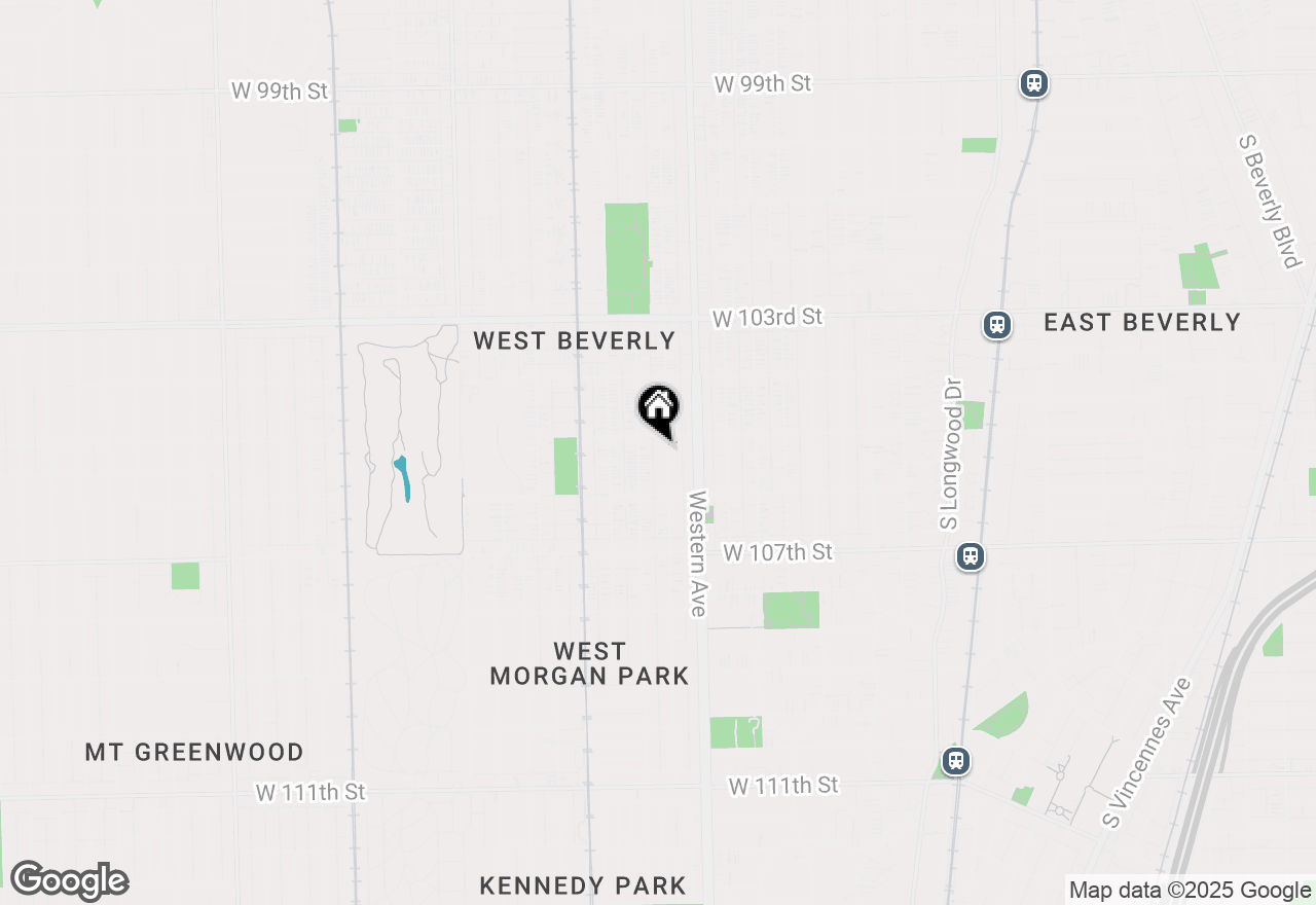 Map of 10514 S Artesian Avenue #2E, Chicago, IL 60655