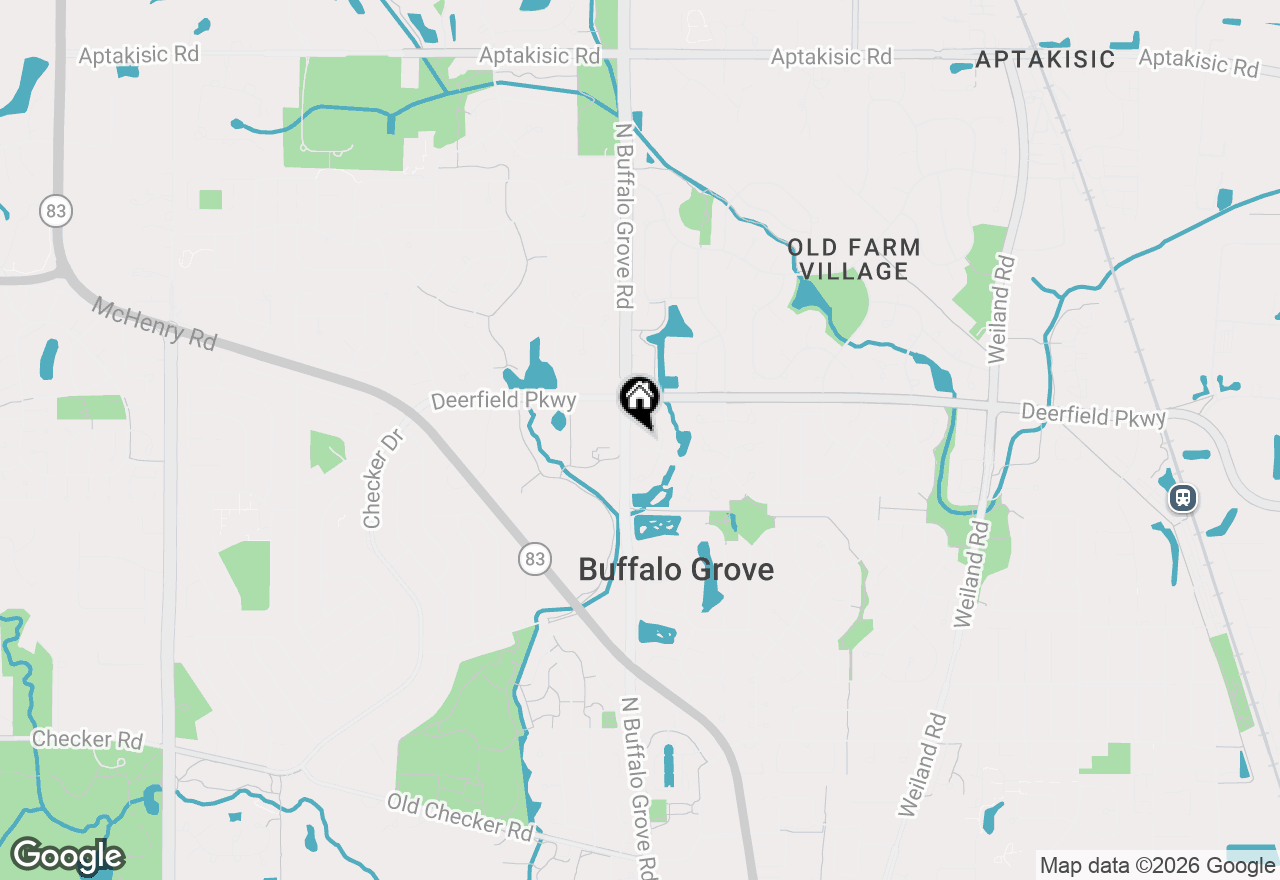Map of 924 Hidden Lake Drive #924, Buffalo Grove, IL 60089