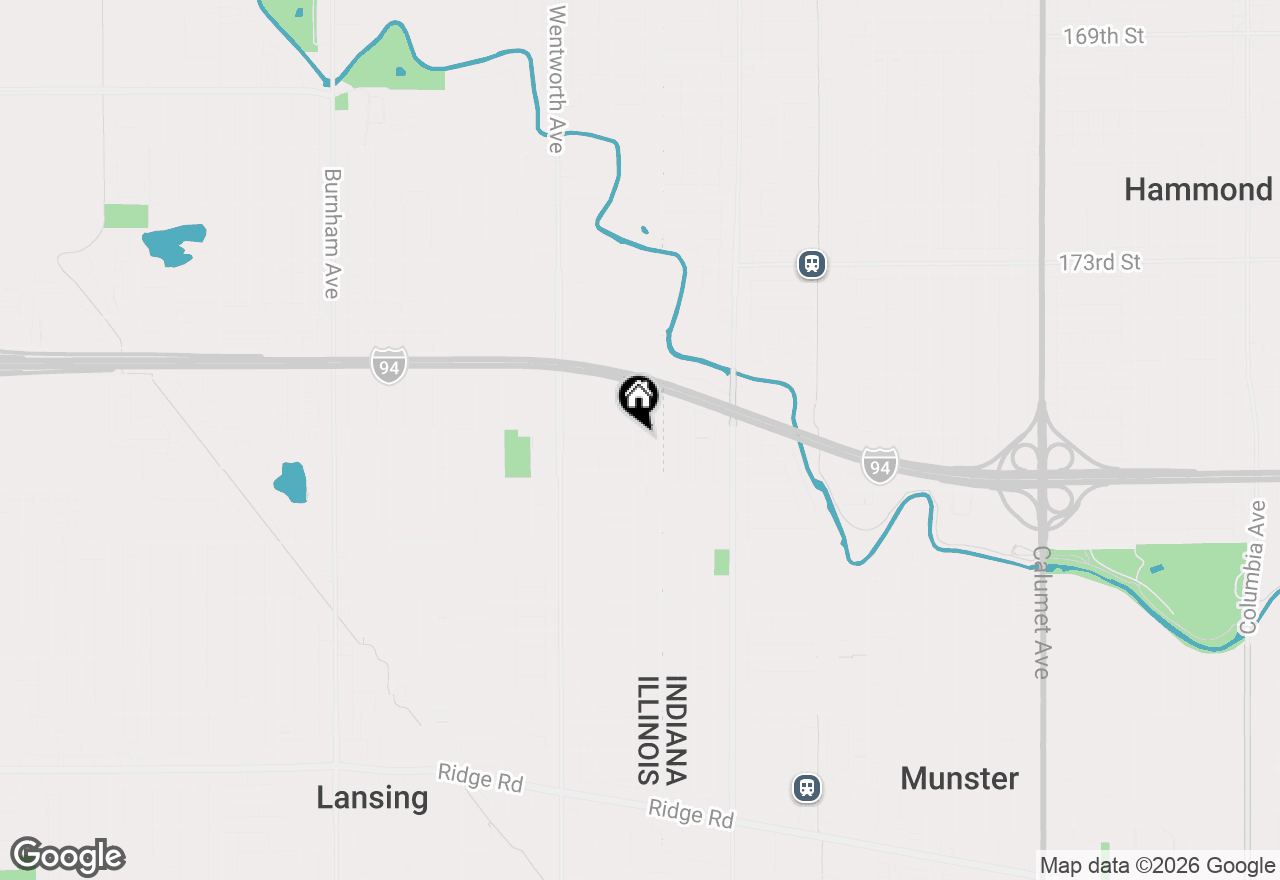 Map of 17611 Maple Street, Lansing, IL 60438