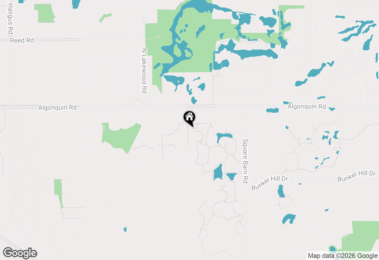 Map of 4740 Whitehall Court, Algonquin, IL 60102