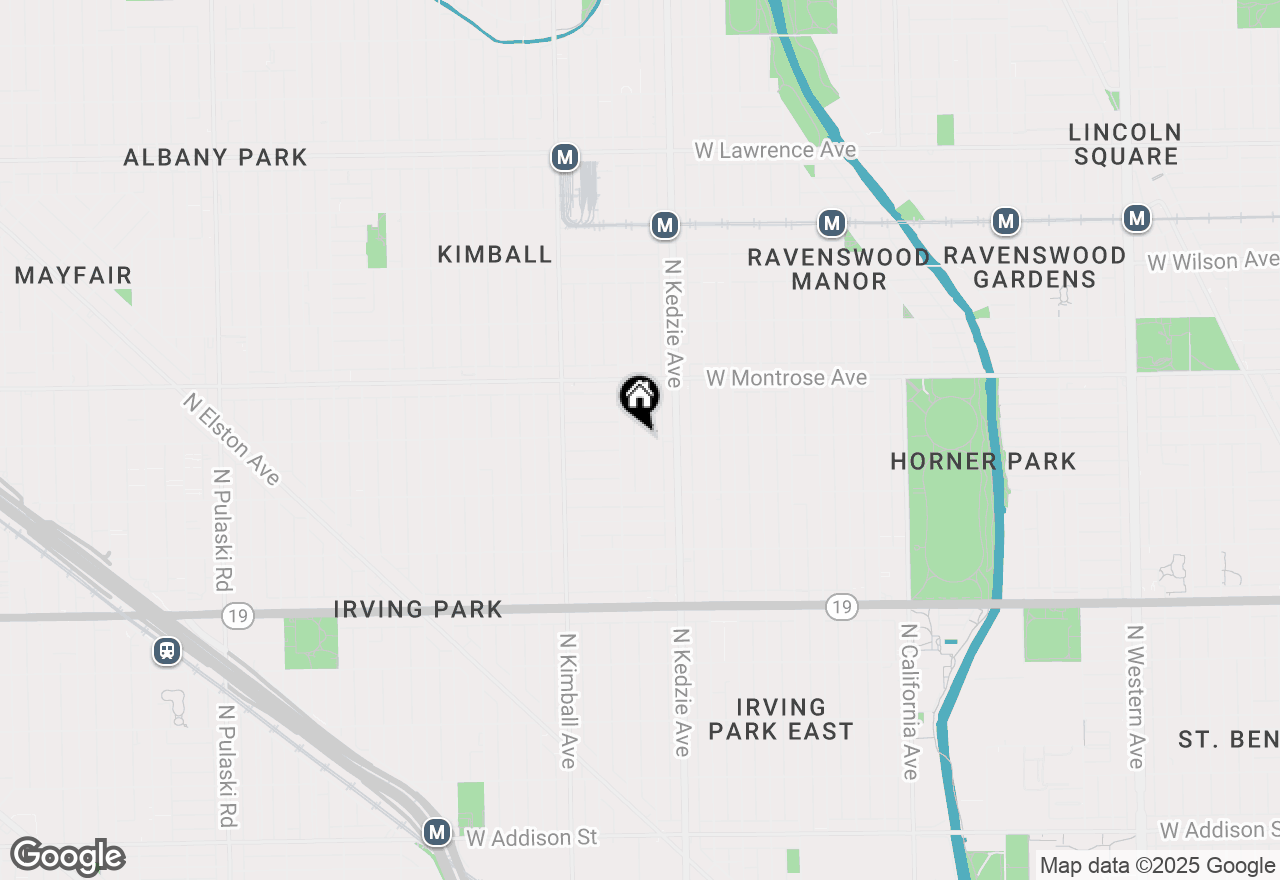 Map of 4256 N Sawyer Avenue #2, Chicago, IL 60618