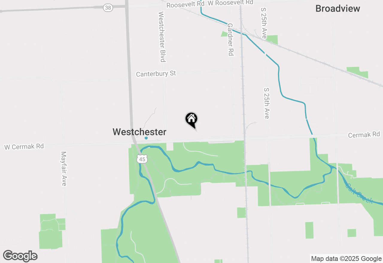 Map of 2147 Portsmouth Avenue, Westchester, IL 60154