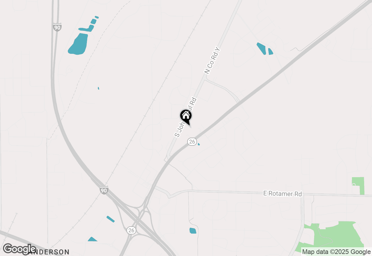 Map of 4444 John Paul Road, Milton, WI 53563