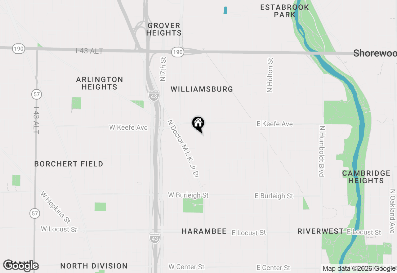 Map of 3414 N Vel R Phillips Ave #3416, Milwaukee, WI 53212