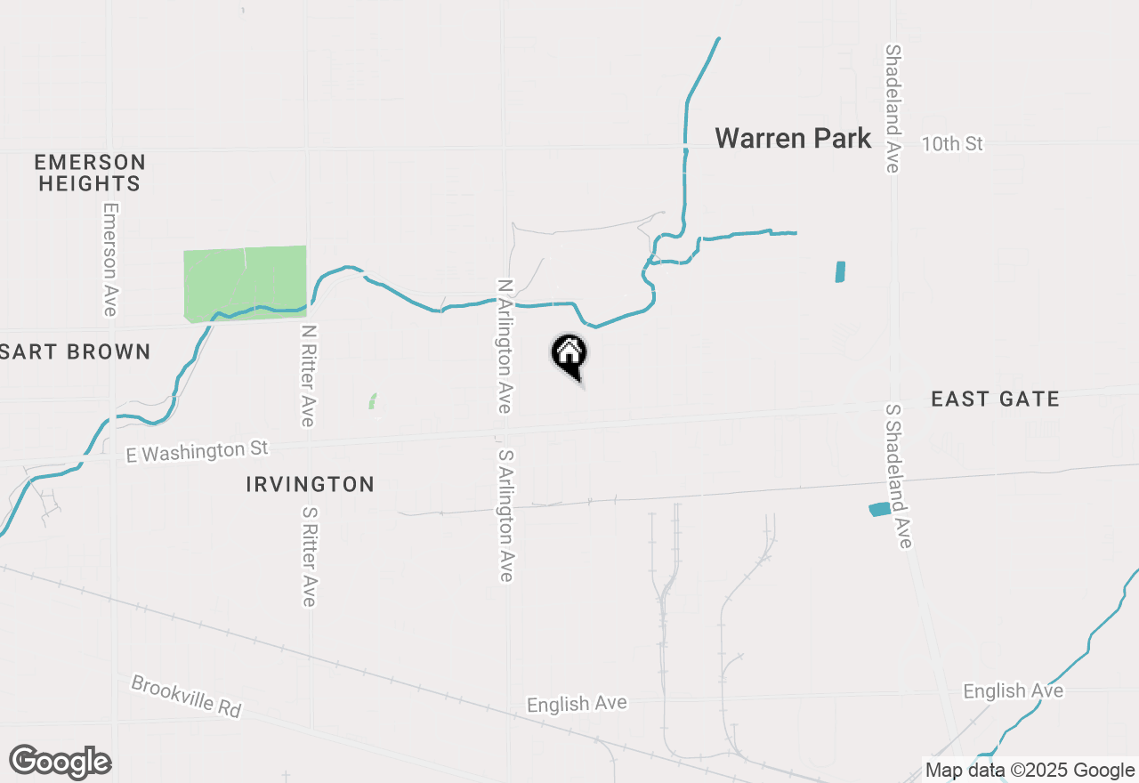 Map of 37-39 N Catherwood Avenue, Indianapolis, IN 46219