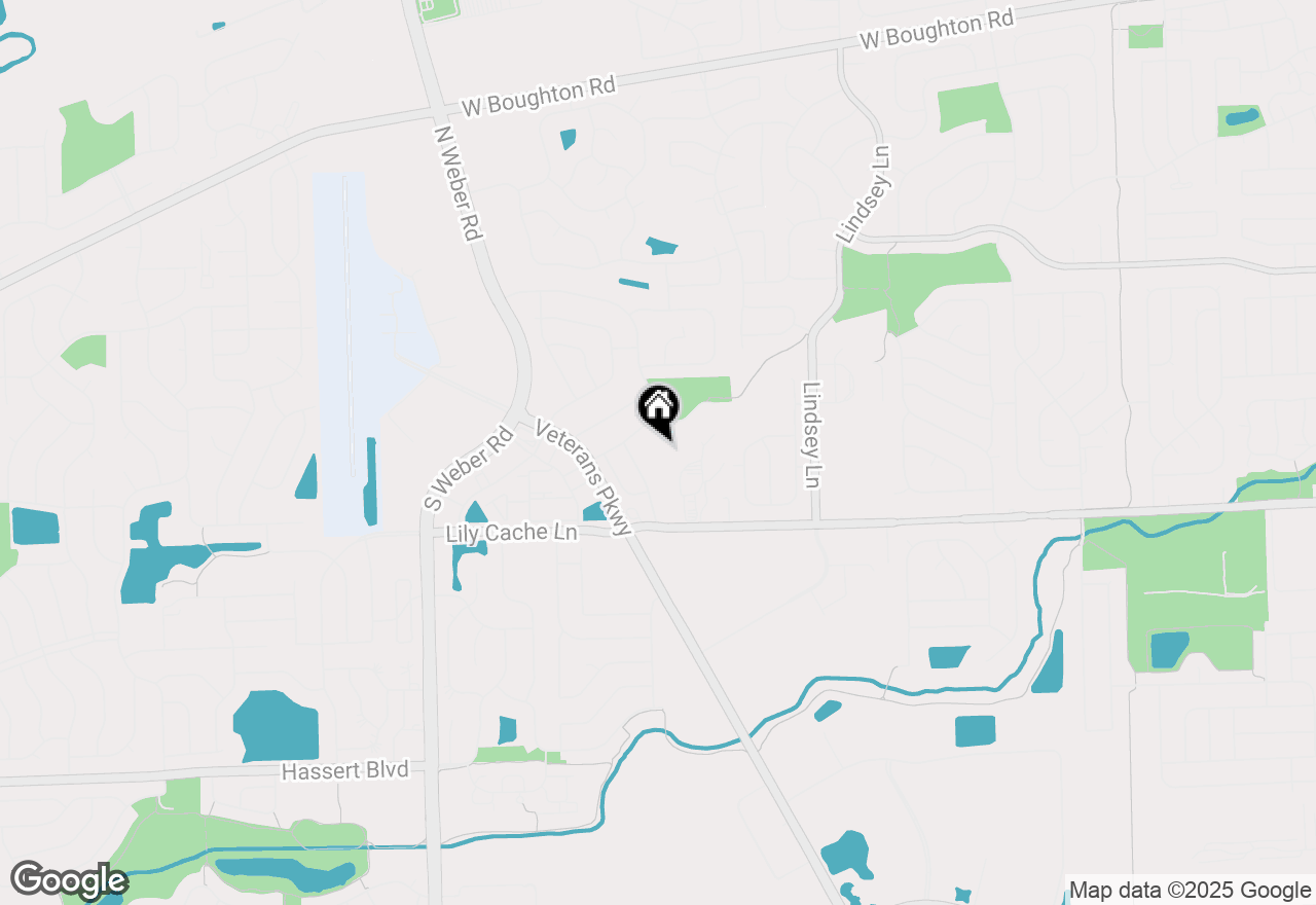 Map of 20 Lily Court, Bolingbrook, IL 60440