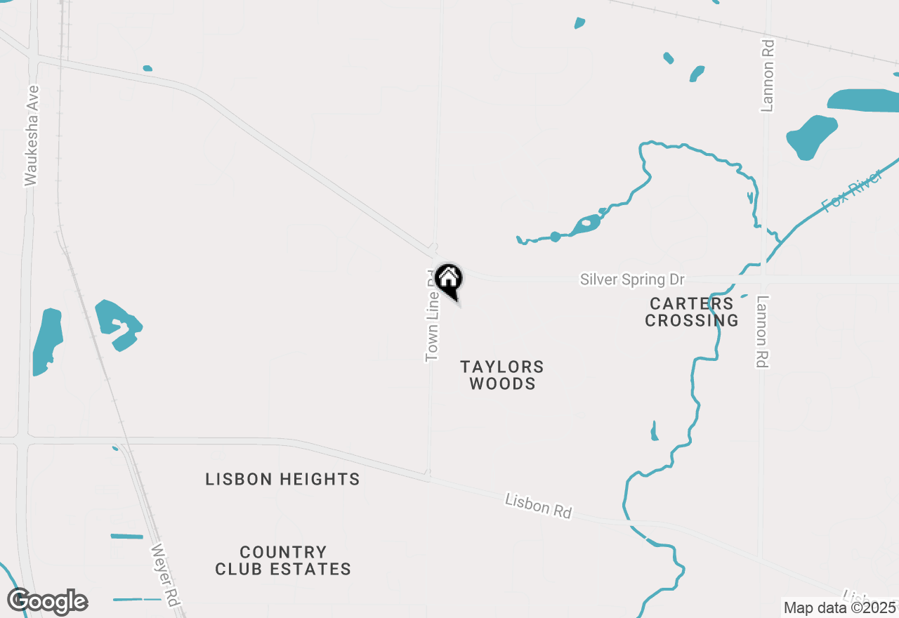 Map of W218N5535 Taylors Woods Dr, Menomonee Falls, WI 53051