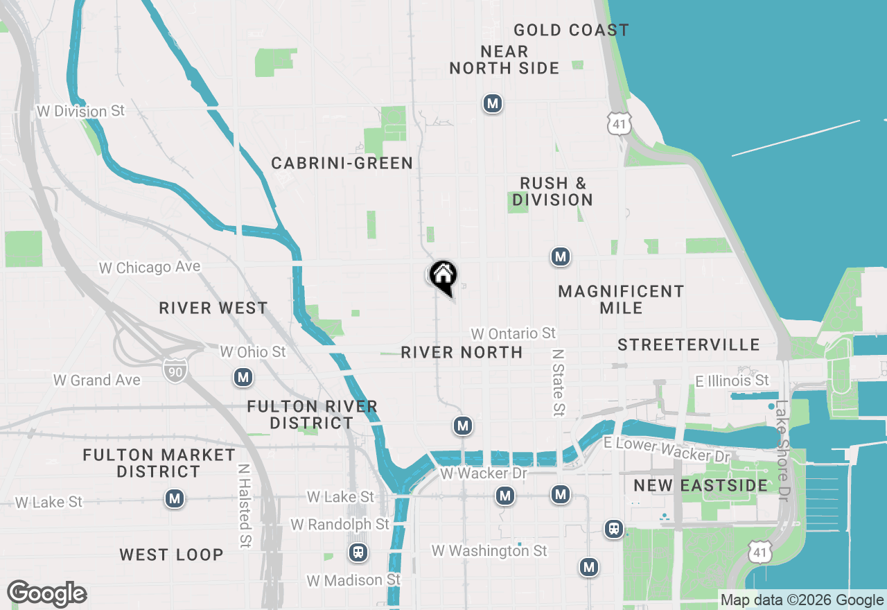Map of 225 W Huron Street #420, Chicago, IL 60654