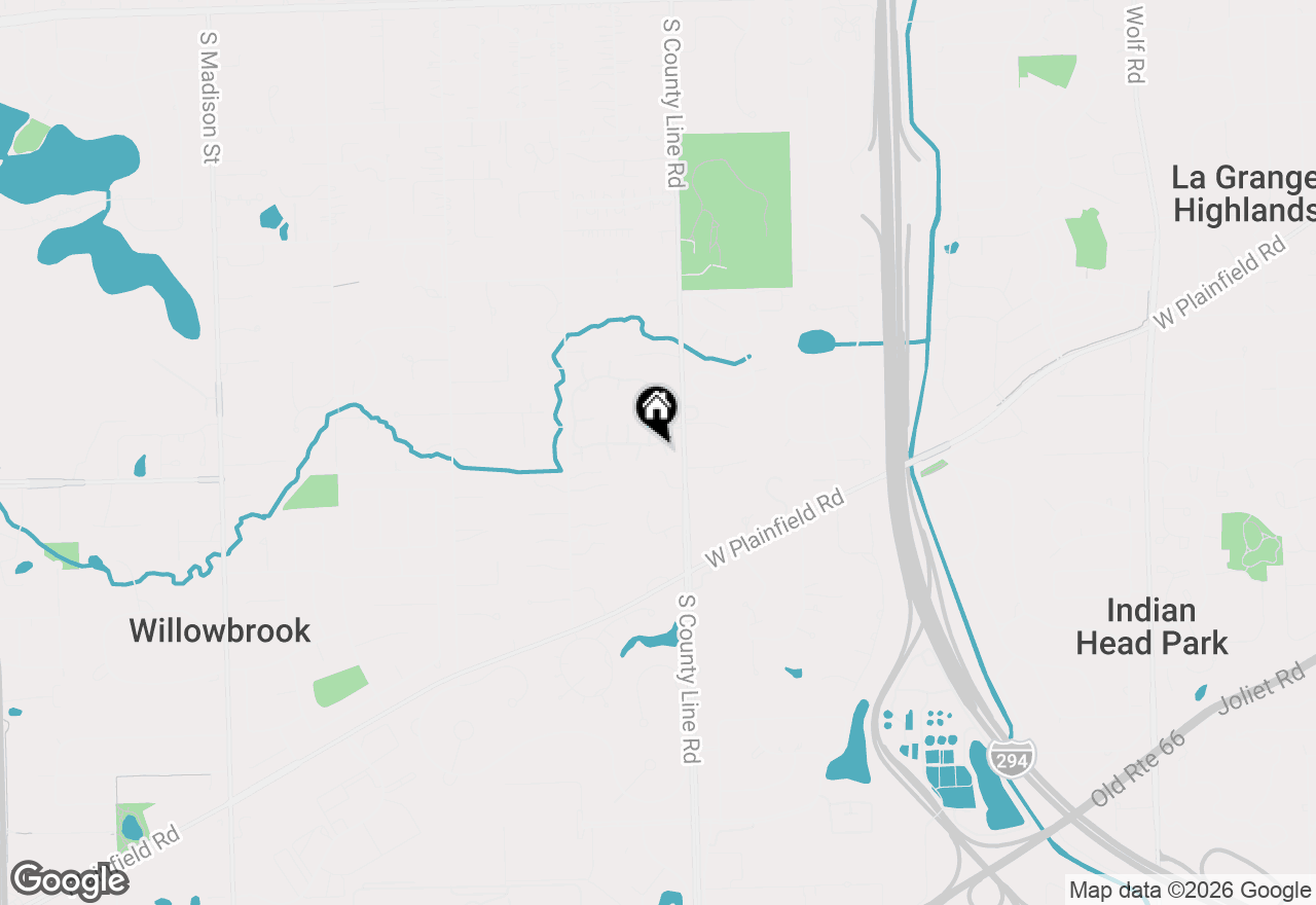 Map of 1604 Burr Ridge Club, Burr Ridge, IL 60527