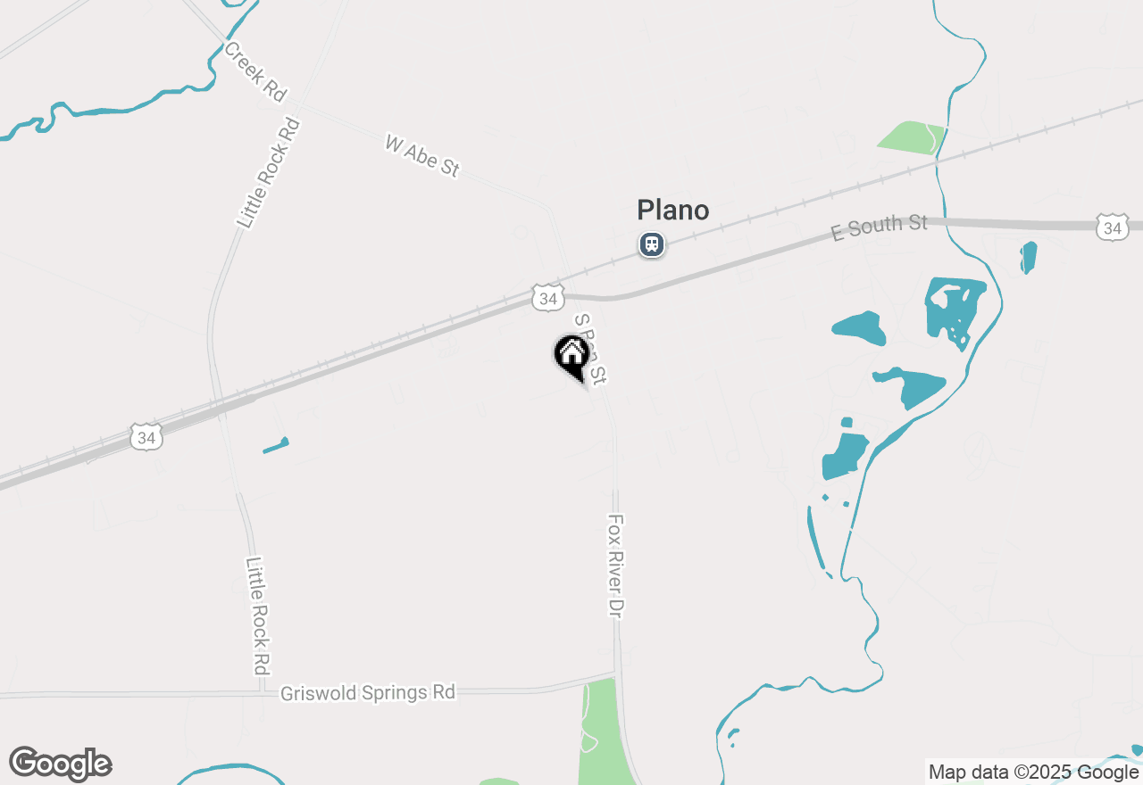 Map of 701 W Charles Street, Plano, IL 60545