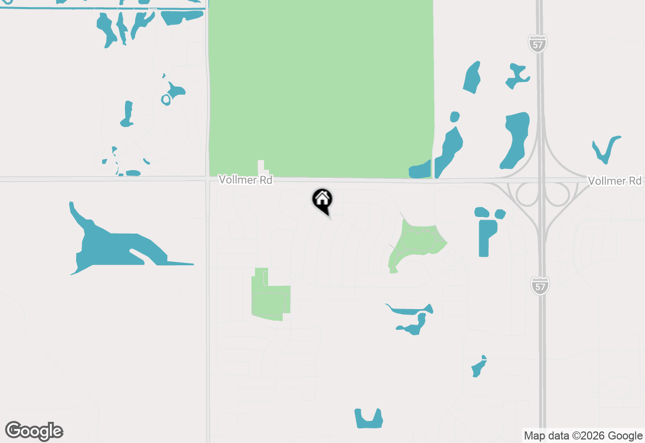 Map of 42 Pheasant Road, Matteson, IL 60443