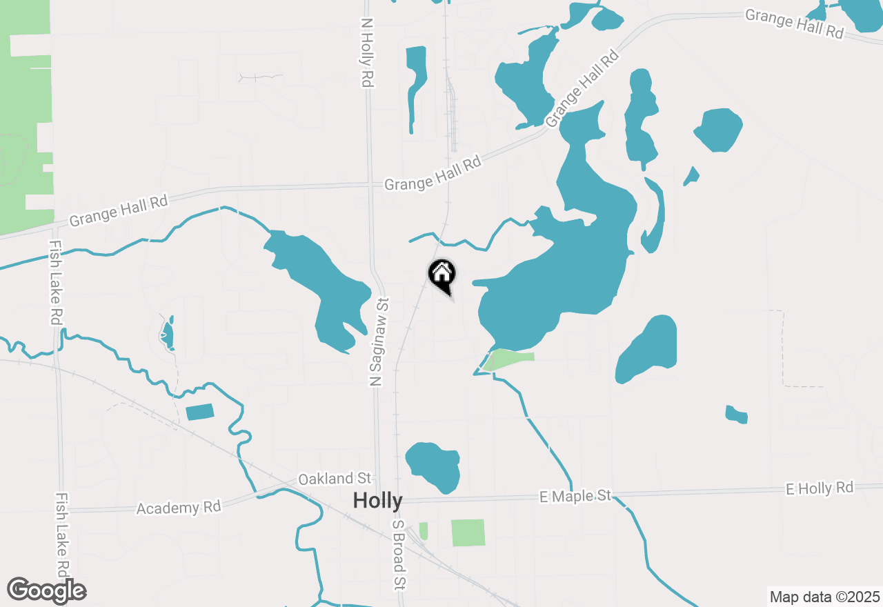 Map of 414 Lakeview Street, Holly, MI 48442