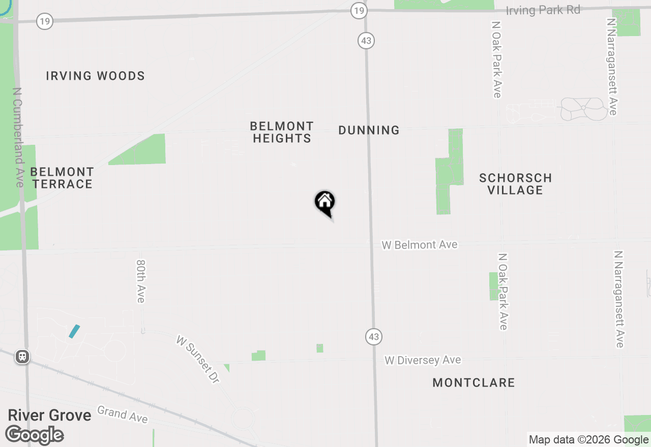 Map of 3248 N Odell Avenue, Chicago, IL 60634