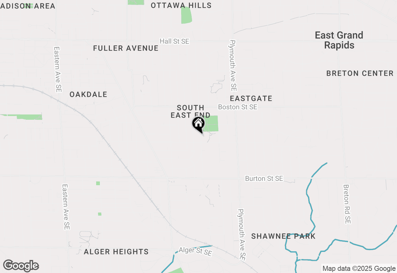 Map of 1745 Sylvan Avenue Se, Grand Rapids, MI 49506