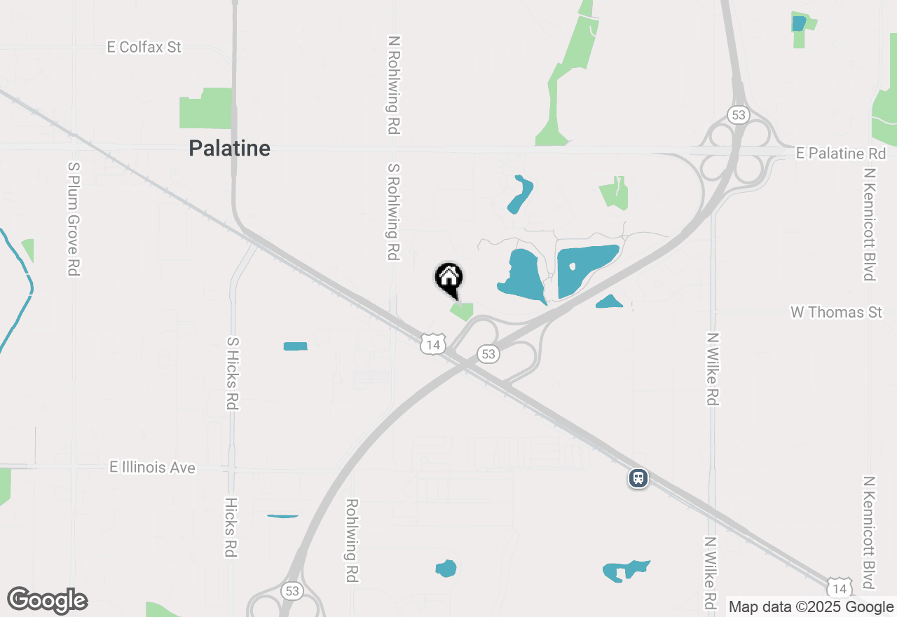 Map of 405 Creekside Drive #505, Palatine, IL 60074