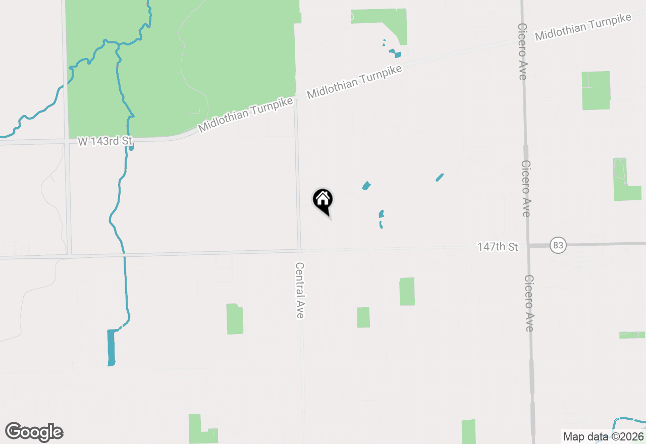Map of 14517 Sussex Court #PH3, Oak Forest, IL 60452