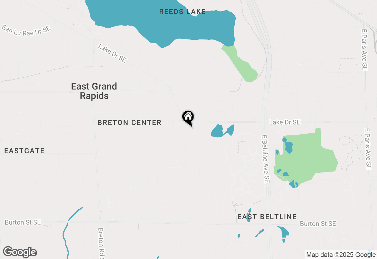 Map of 1424 Ridgewood Avenue Se, East Grand Rapids, MI 49506