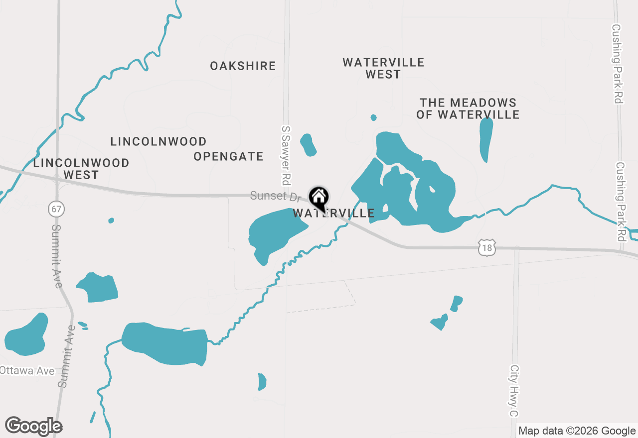 Map of 1201 S Waterville Rd, Summit, WI 53066