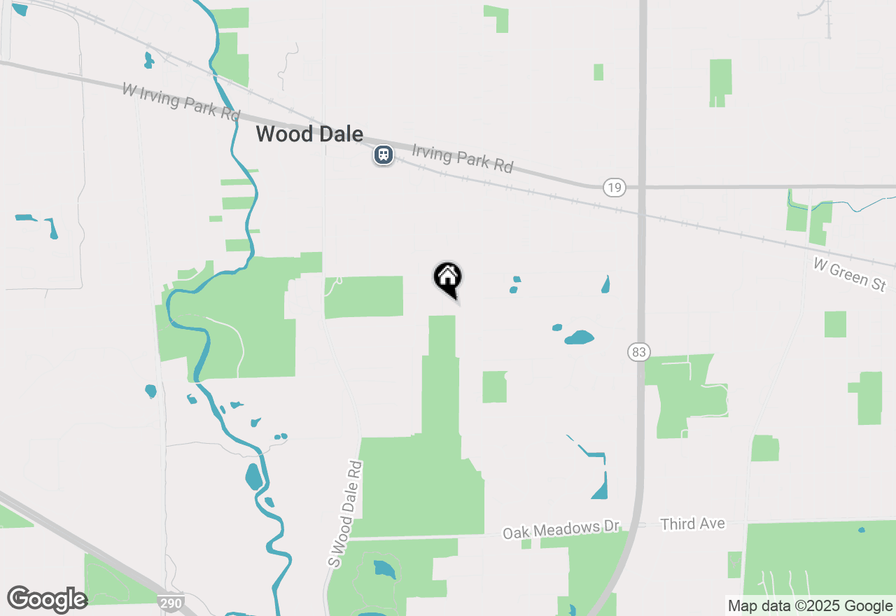 Map of 141 S Iroquois Trail, Wood Dale, IL 60191