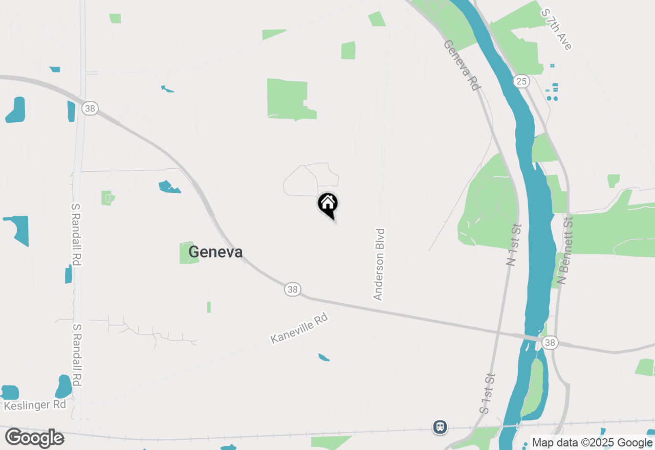 Map of 1212 Center Street, Geneva, IL 60134