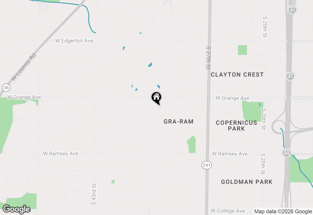 Map of 3401 W Wanda Ave, Milwaukee, WI 53221