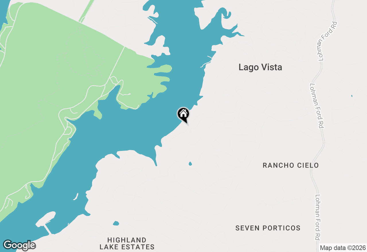 Map of 5304 Canyon Oaks Dr, Lago Vista, TX 78645