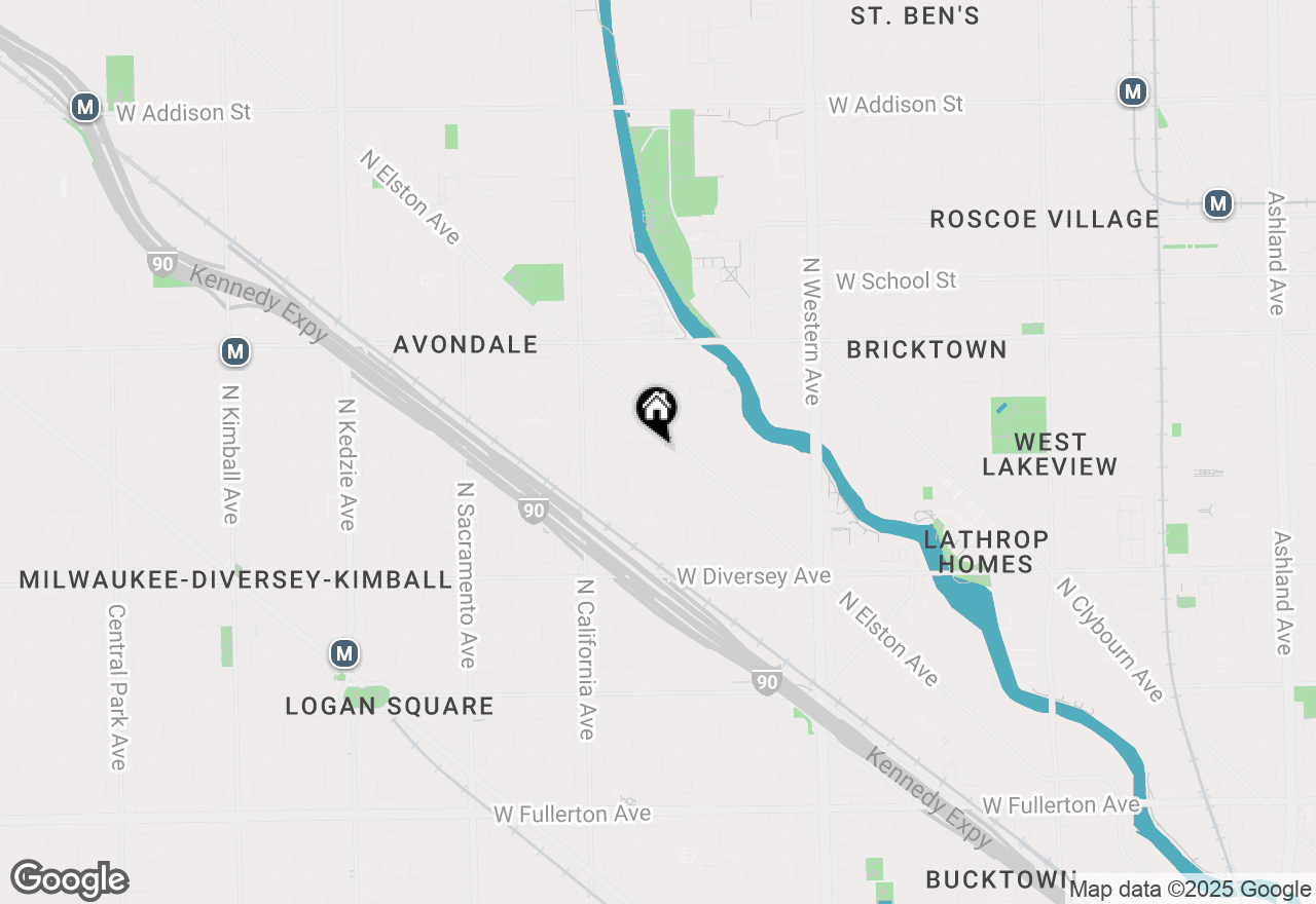 Map of 2644 W Wellington Avenue, Chicago, IL 60618