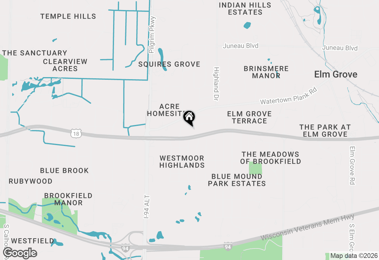 Map of 15105 Froedtert Dr, Elm Grove, WI 53122