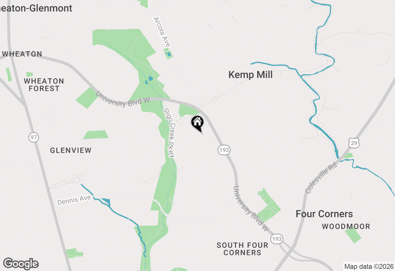 Map of 908 Gabel Street, Silver Spring, MD 20901