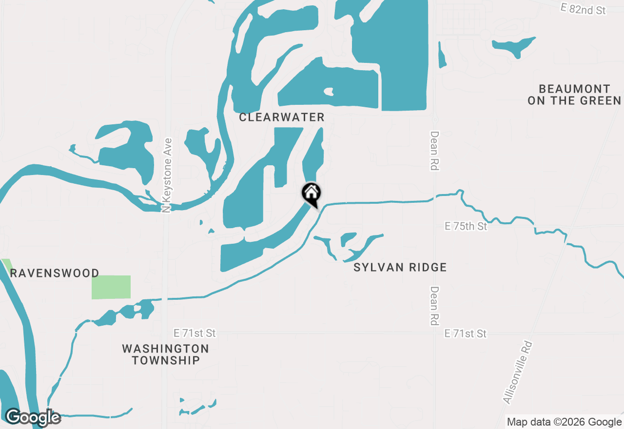 Map of 7504 Harbour Isle, Indianapolis, IN 46240