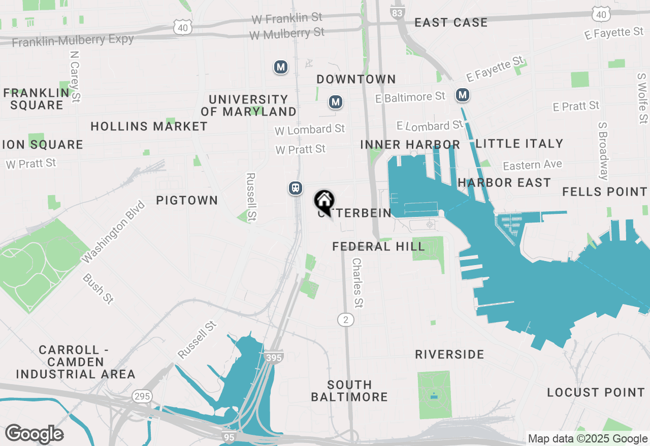 Map of 142 W York Street, Baltimore, MD 21230
