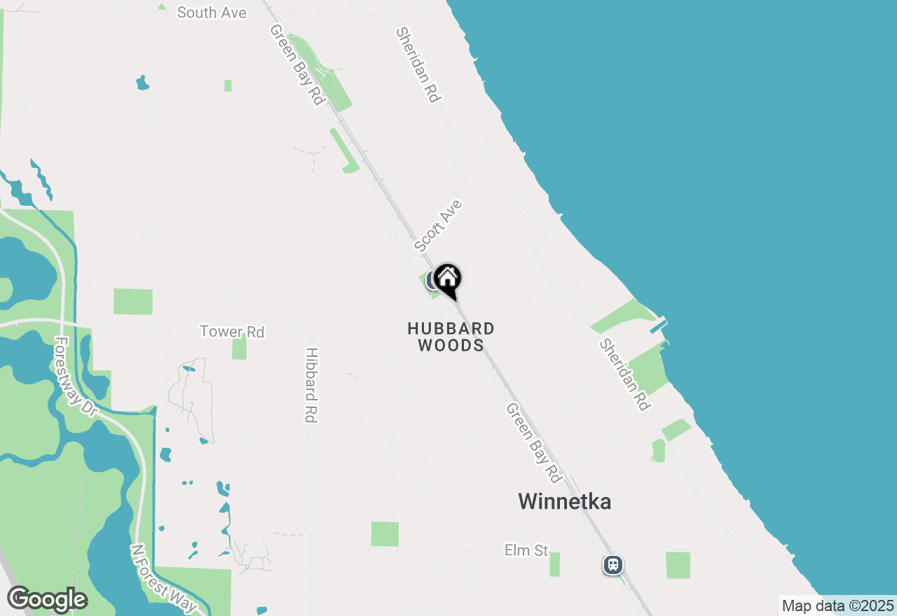 Map of 925 Green Bay Road #19, Winnetka, IL 60093