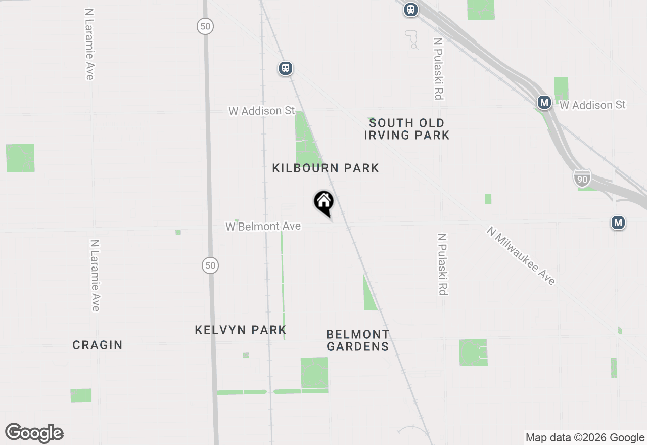 Map of 3204 N Kostner Avenue #402, Chicago, IL 60641