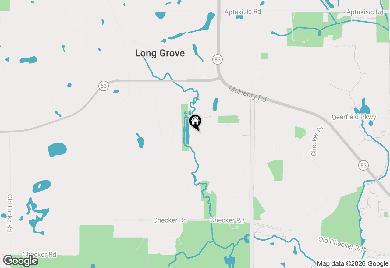 Map of 917 Shambliss Lane, Buffalo Grove, IL 60089
