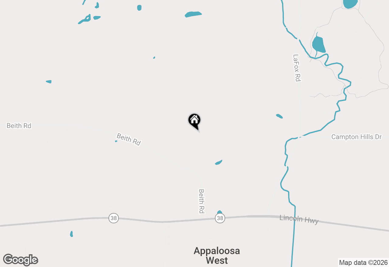 Map of (Address confidential), Elburn, Illinois 60119